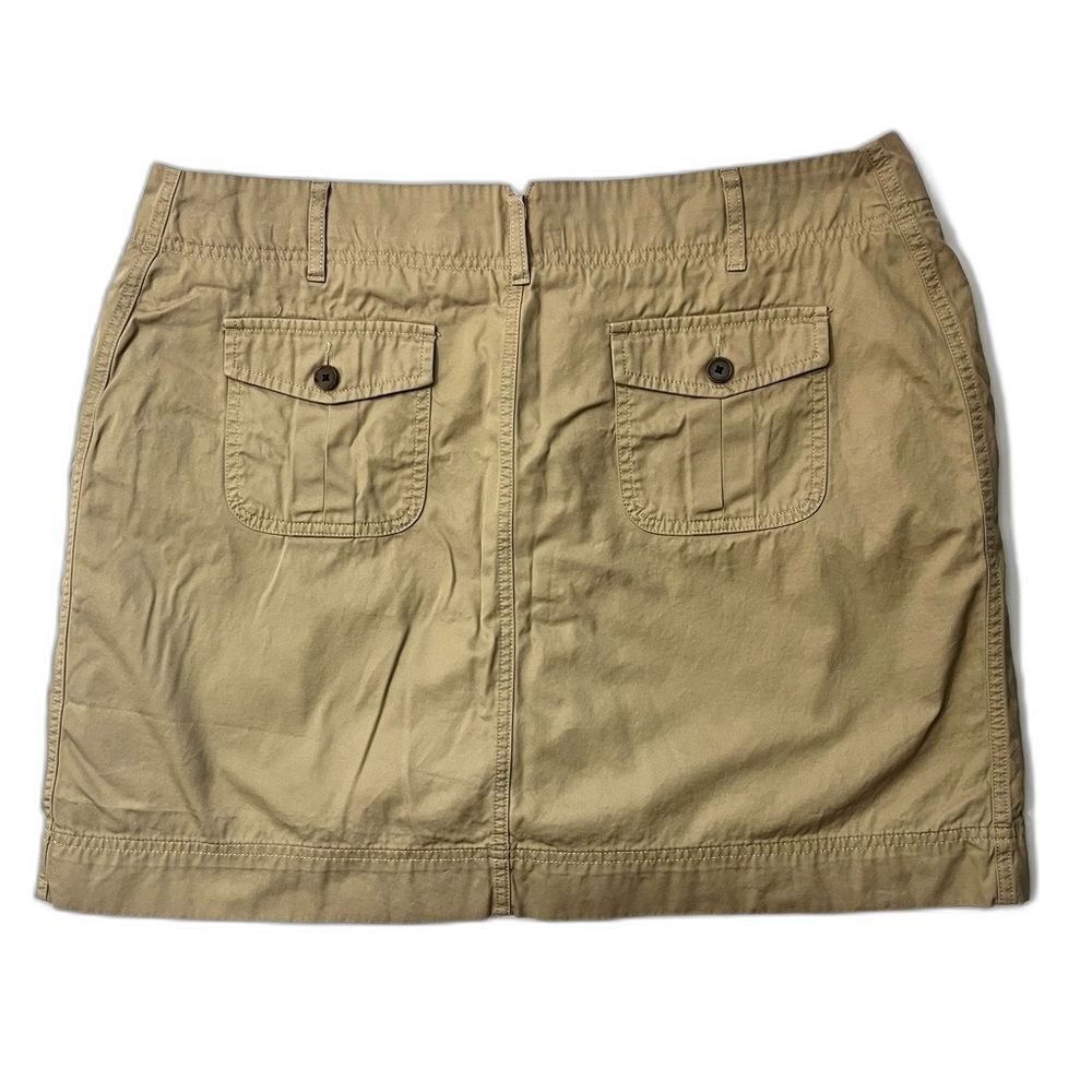 Lands End Women’s Tan Skirt Casual Skirt with Shorts Skort Size 16P - Picture 10 of 14